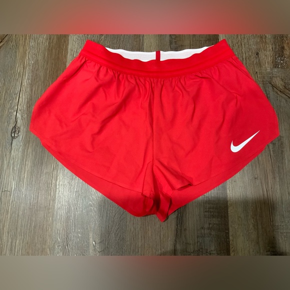 New Nike Pro Elite Made In USA Racing Running Shorts Red AO8147-657 Men’s  Med